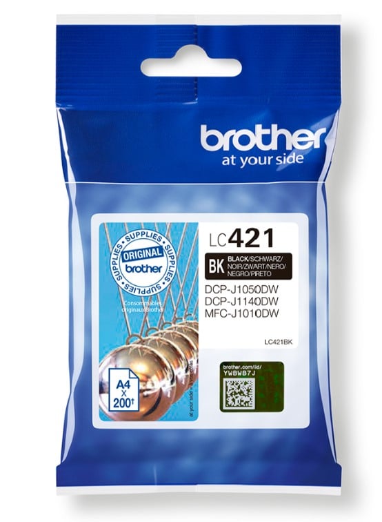 Brother LC421BK מחסנית דיו – שחור